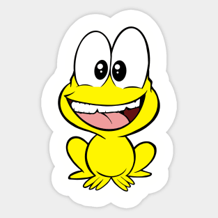 The Gutsy Frog Sticker